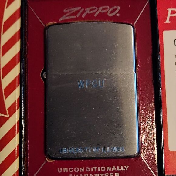 Unfired 1950's 60's Zippo lighter In Original Box - Picture 2 of 4